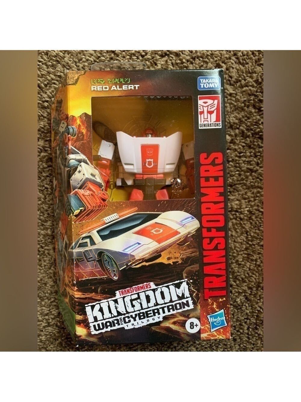 **NEW** Exclusive Transformer War for Cybertron Trilogy "Red Alert"